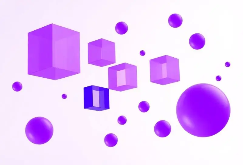 Abstract tech shapes