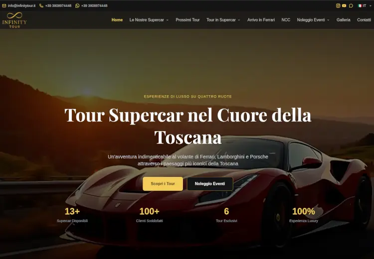 Infinity Tour - Luxury Tour & Noleggio Ferrari