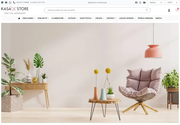 Kasa-store - E-commerce per Arredamento